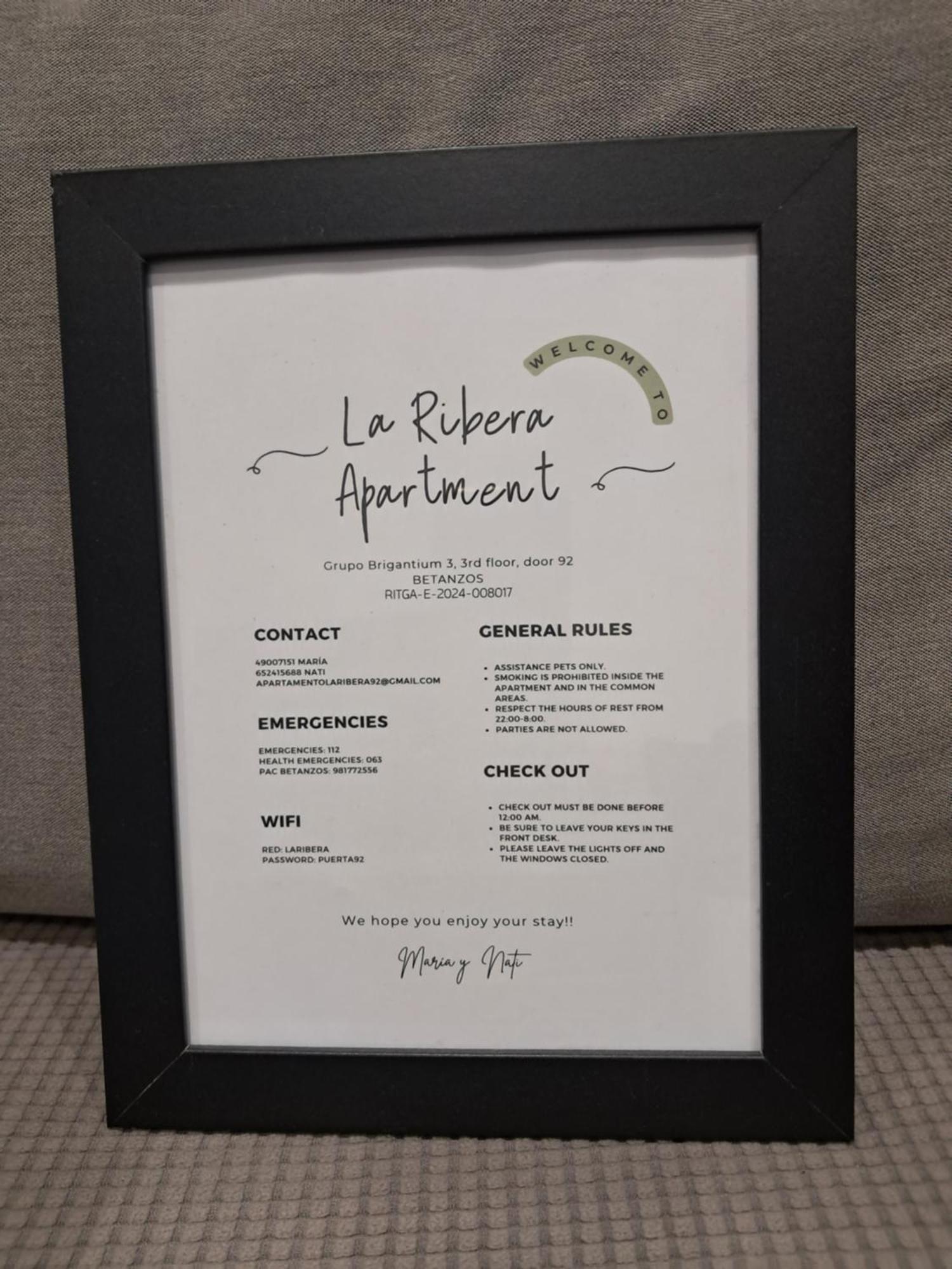 Apartamento La Ribera Betanzos Dış mekan fotoğraf